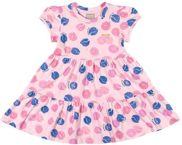 Imagem principal Vestido Infantil Estampado Colorittá Rosa Colorittá