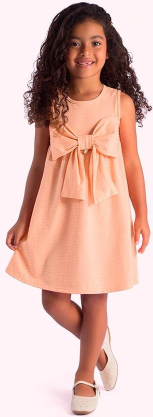 Imagem principal Vestido Infantil Laranja Milon Milon