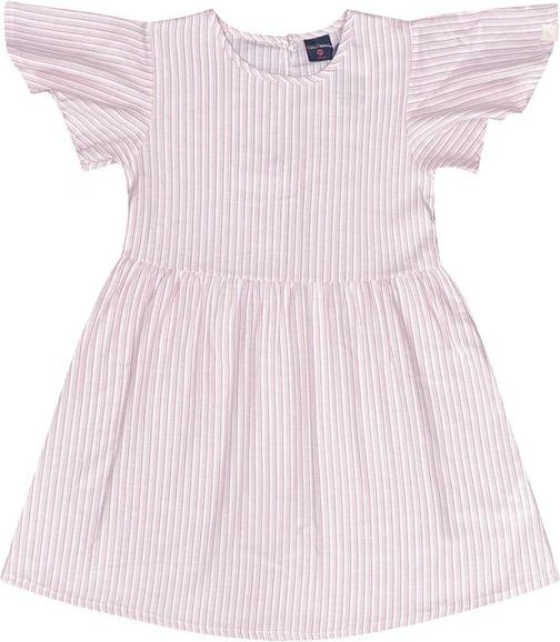 Vestido Infantil Listrado Rosa
