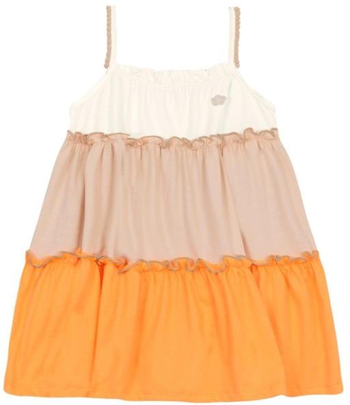 Imagem principal Vestido Infantil Menina com Pompom Natural Brandili Brandili