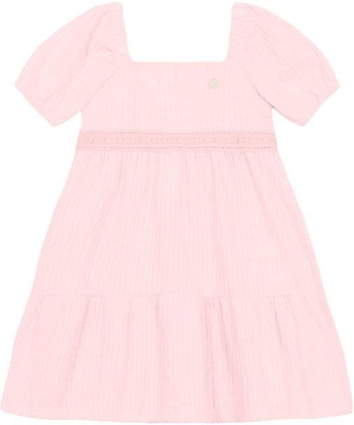 Imagem principal Vestido Infantil Menina em Linho Rosa Brandili Mundi Brandili Mundi