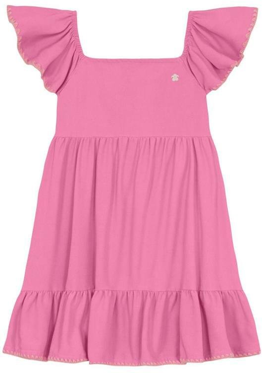 Imagem principal Vestido Infantil Menina em Liocel Rosa Brandili Brandili