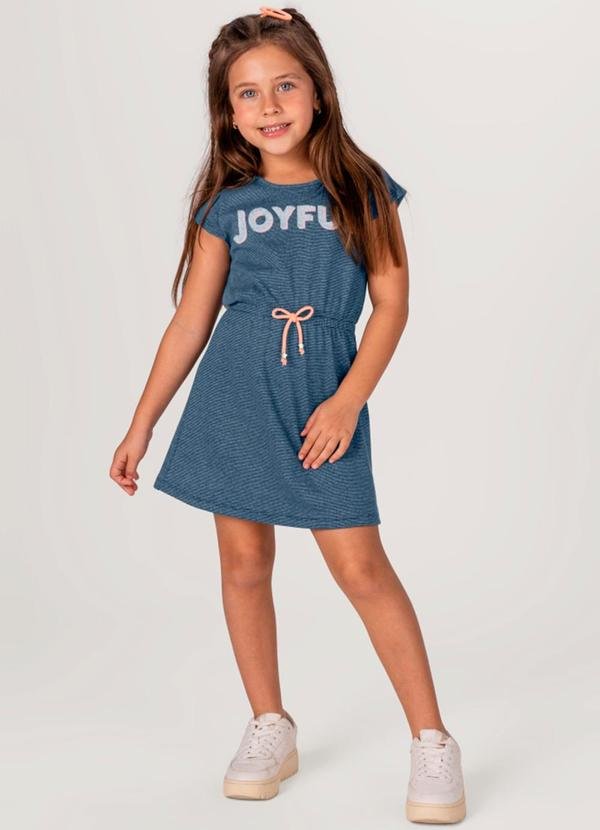 Imagem principal Vestido Infantil Menina em Ribana Cinza Brandili Brandili