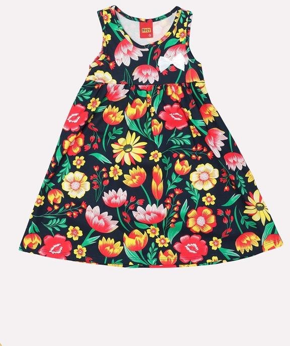 Imagem principal Vestido Infantil Menina Estampado Off White Kyly Kyly