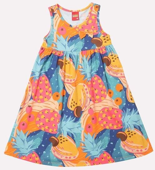 Imagem principal Vestido Infantil Menina Godê Amarelo Kyly Kyly