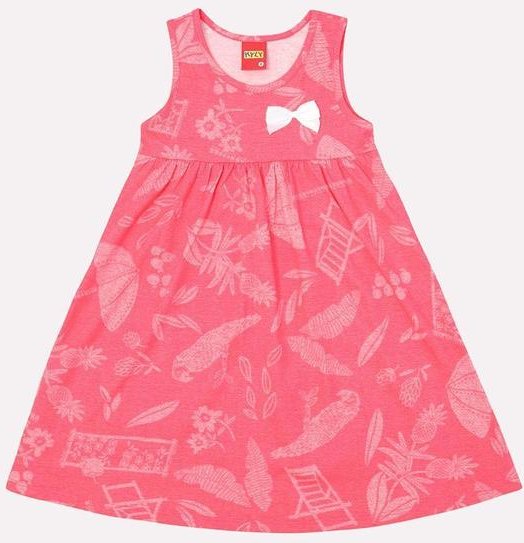Imagem principal Vestido Infantil Menina Godê Vermelho Kyly Kyly