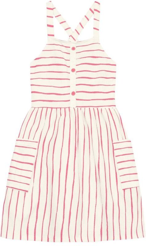 Imagem principal Vestido Infantil Menina Listrado Bege Brandili Brandili