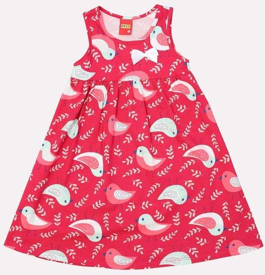 Imagem principal Vestido Infantil Menina Pássaros Rosa Kyly Kyly