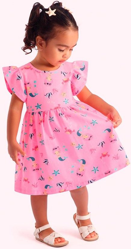 Imagem principal Vestido Infantil Menina Rosa Lilica Ripilica Lilica Ripilica