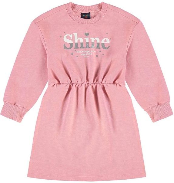 Imagem principal Vestido Infantil Moletom sem Felpa Rosa GULOSEIMA GULOSEIMA