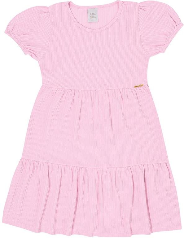 Vestido Malha Corrente Rosa