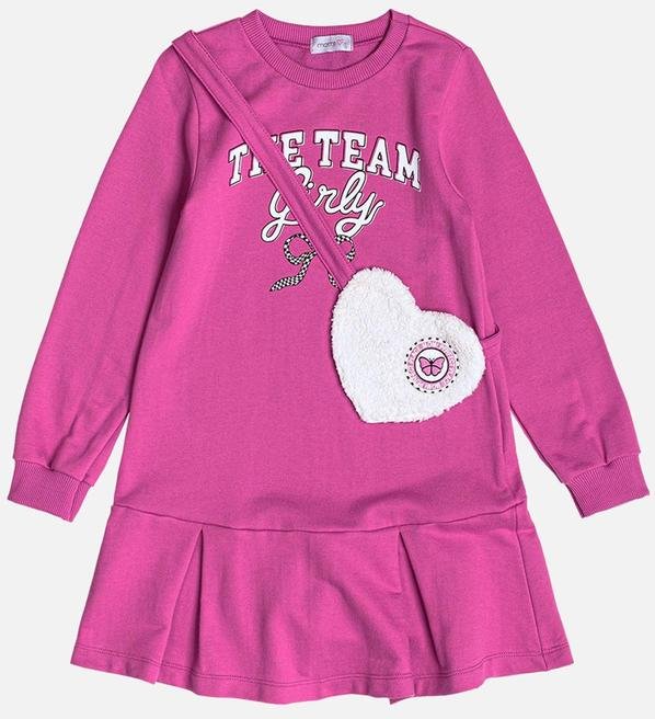 Imagem principal Vestido Manga Longa com Bolsa Felpuda Roxo Momi Momi