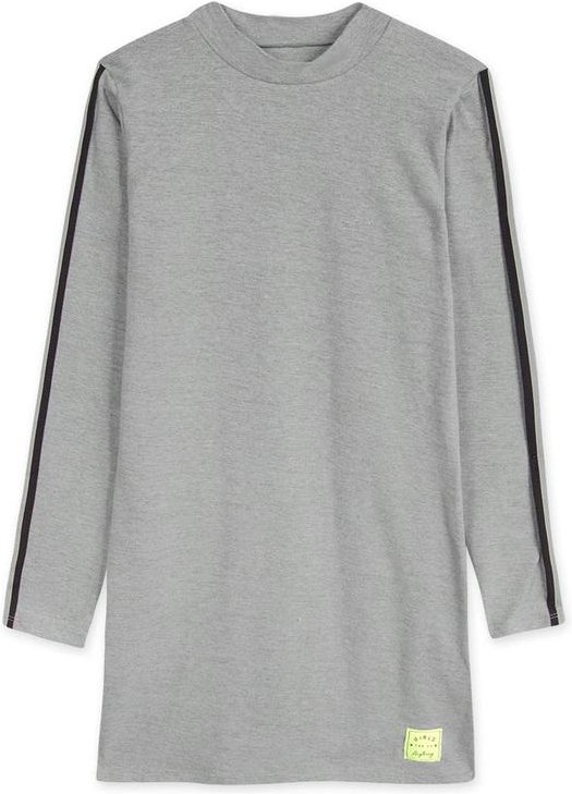 Vestido Manga Longa Juvenil Hapier Cinza