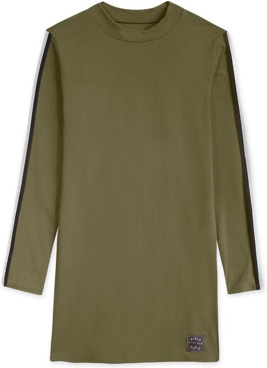 Vestido Manga Longa Juvenil Hapier Verde