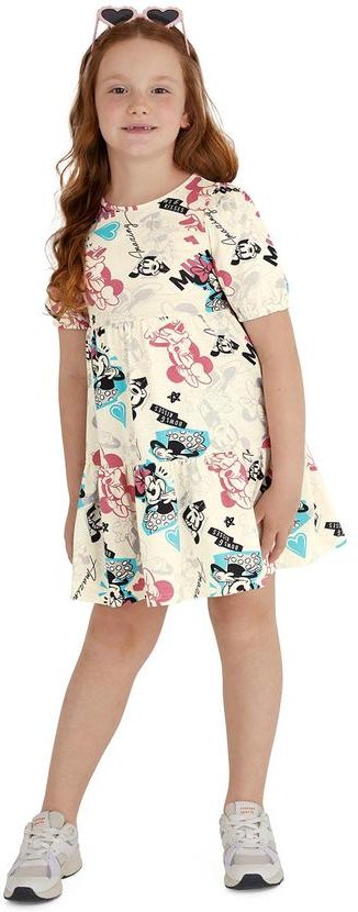 Imagem principal Vestido Marias Minnie Mouse Off White Malwee Kids Malwee Kids
