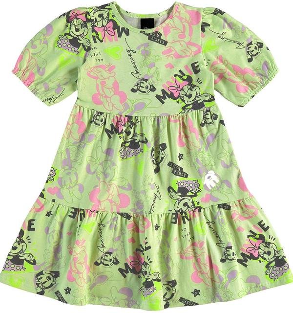 Imagem principal Vestido Marias Minnie Mouse Verde Claro Malwee Kids Malwee Kids