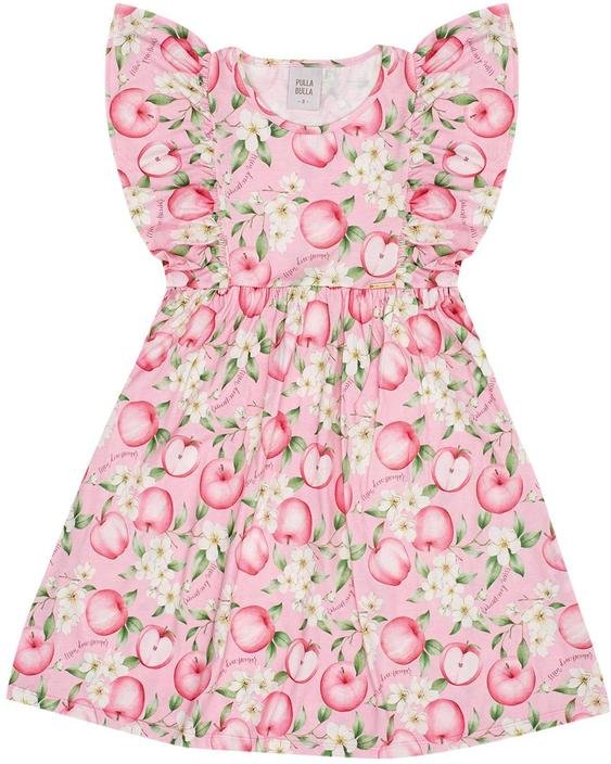 Imagem principal Vestido Meia Malha Rosa Pulla Bulla Pulla Bulla