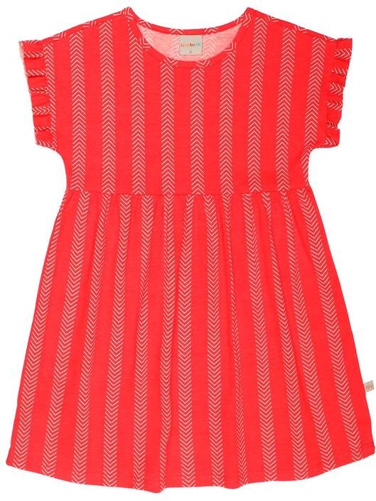 Imagem principal Vestido Mg com Babadinho Estampado Vermelho Tink Bink Tink Bink