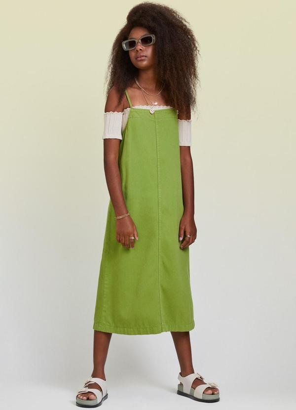 Imagem principal Vestido Midi de Sarja Verde I Am I Am