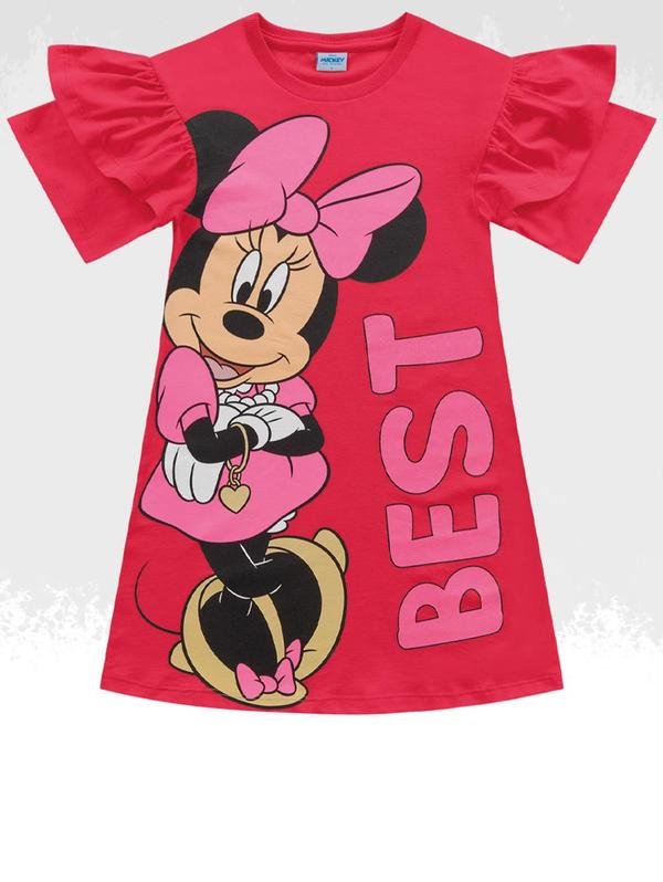 Imagem principal Vestido Minnie Mouse Vermelho Fakini Kids Fakini Kids