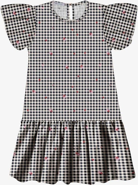 Imagem principal Vestido Popeline Estampado Azul Trick Nick Trick Nick