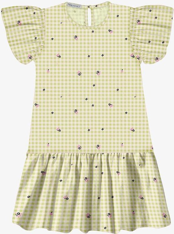 Imagem principal Vestido Popeline Estampado Verde Trick Nick Trick Nick