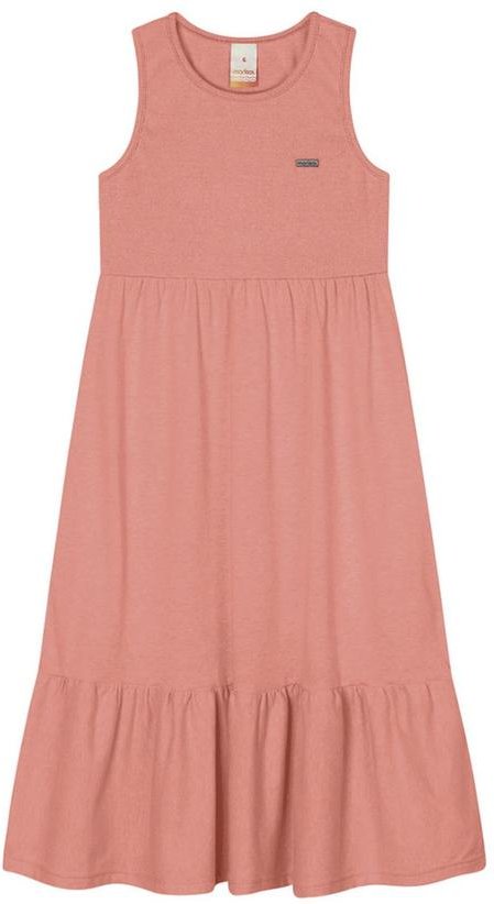 Vestido Regata com Aroma Infantil Laranja