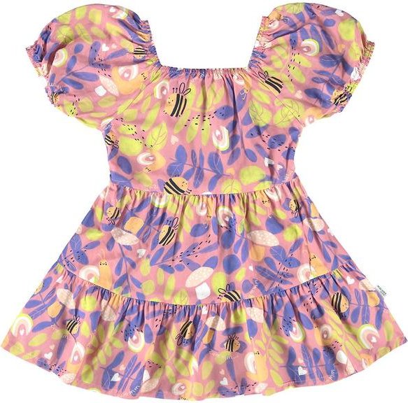 Imagem principal Vestido Rosa Abelhinhas Marias Malwee Kids Malwee Kids