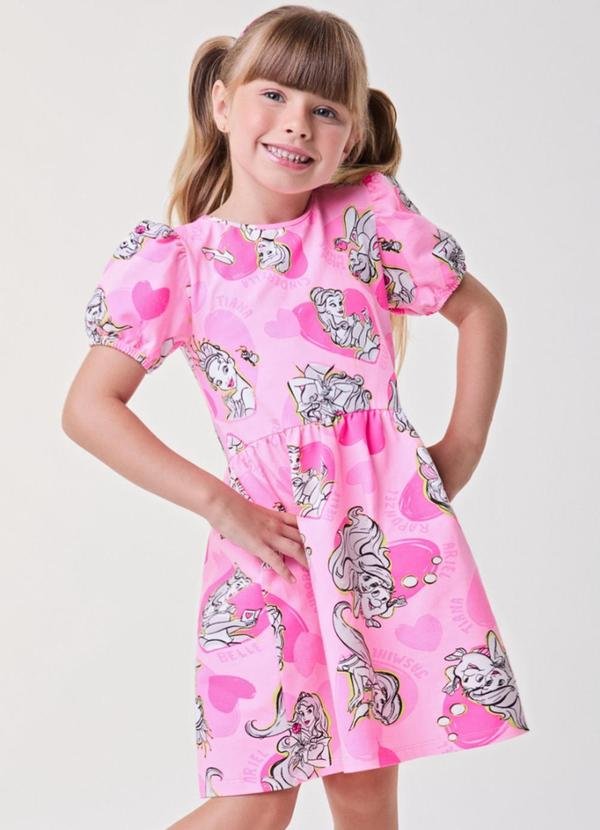 Imagem principal Vestido Rosa das Princesas Rosa Bimbi Bimbi