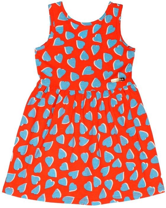 Imagem principal Vestido sem Manga Estampado Vermelho Tink Bink Tink Bink