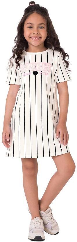 Imagem principal Vestido T-Shirt Lovely Off White Malwee Kids Malwee Kids