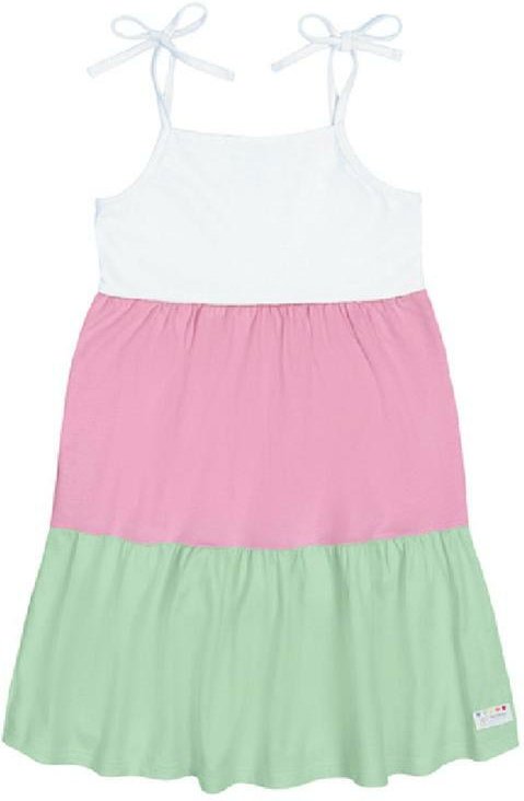 Imagem principal Vestido Três Marias Branco, Rosa Multicores Abrange Abrange