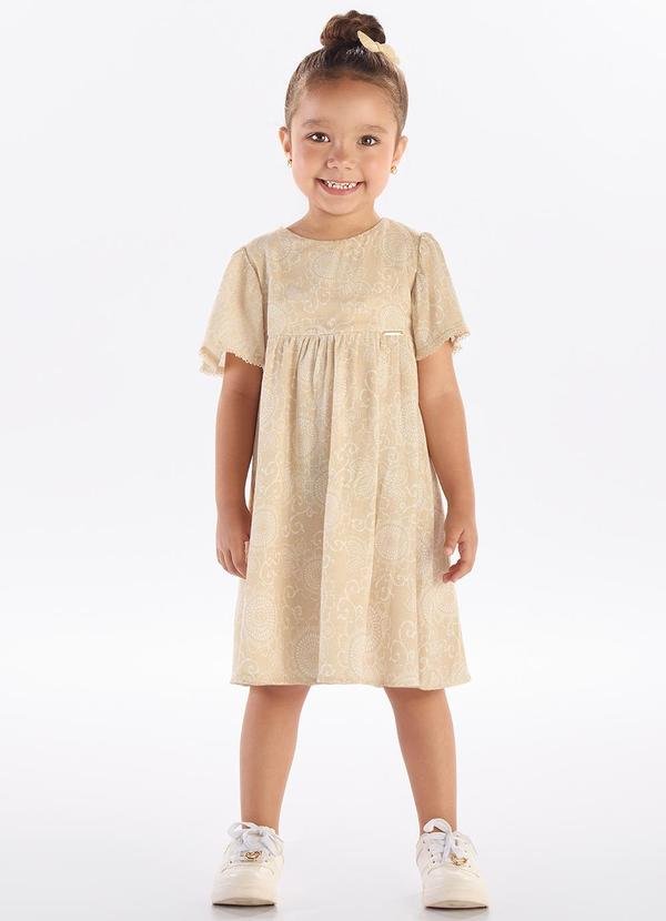 Imagem principal Vestido Viscose e Meia Malha Marrom Pulla Bulla Pulla Bulla