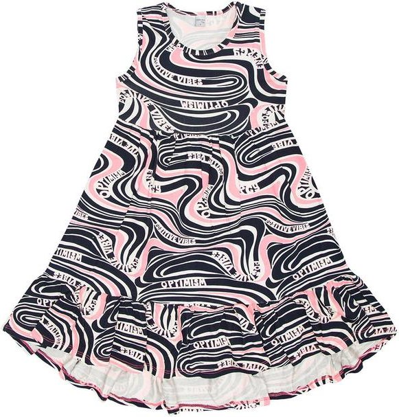 Imagem principal Vestido Infantil Estampado Rosa INFINITA COR INFINITA COR