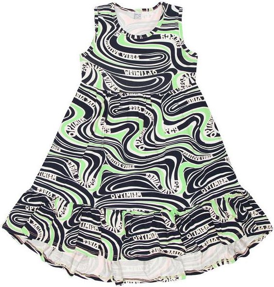 Imagem principal Vestido Infantil Estampado Verde INFINITA COR INFINITA COR