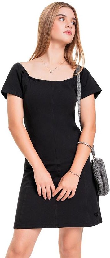 Imagem principal Vestido Juvenil em Molecotton Preto Gloss Gloss