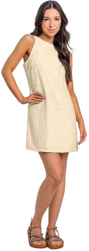 Imagem principal Vestido Juvenil Laise Bege Gloss Gloss