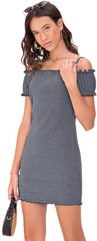Imagem principal Vestido Teen Menina Cinza Amora Amora