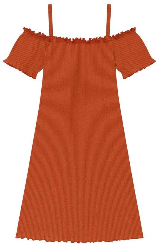 Imagem principal Vestido Teen Menina Marrom Amora Amora