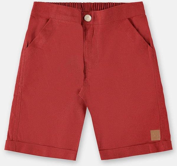Imagem principal Bermuda em Linho para Menino Vermelho Up Baby Up Baby