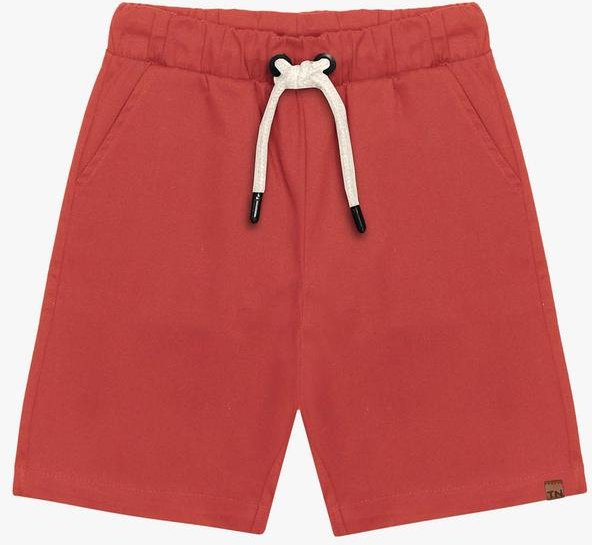 Imagem principal Bermuda Infantil em Sarja Marrom Trick Nick Trick Nick