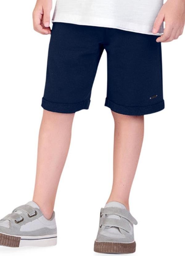 Imagem principal Bermuda Infantil Menino Básica Azul Marinho Milon Milon