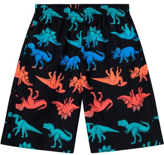 Imagem principal Bermuda Infantil Menino Estampada Preto