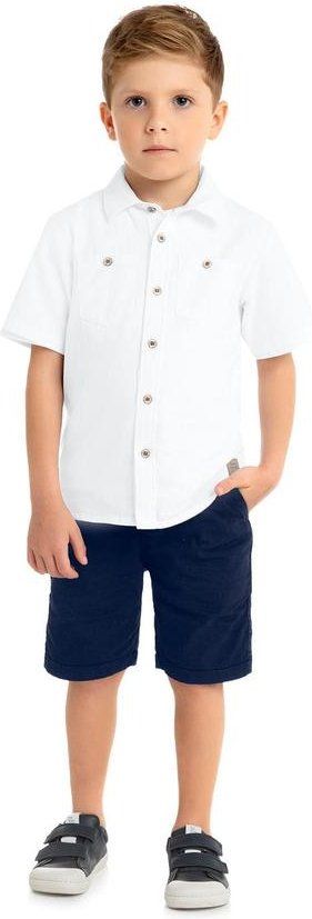 Imagem principal Bermuda Infantil Menino Sarja Marinho Milon Milon