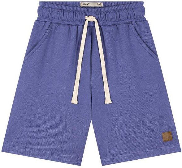 Imagem principal Bermuda Menino em Malha Alfaiataria Dupla Azul Ioluig Ioluig
