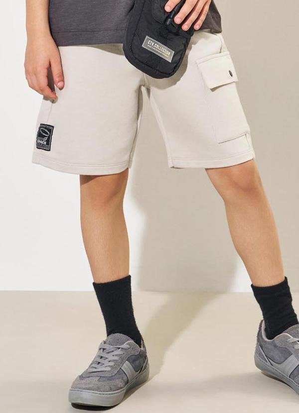 Imagem principal Bermuda Menino em Moletom Cinza Catavento Catavento