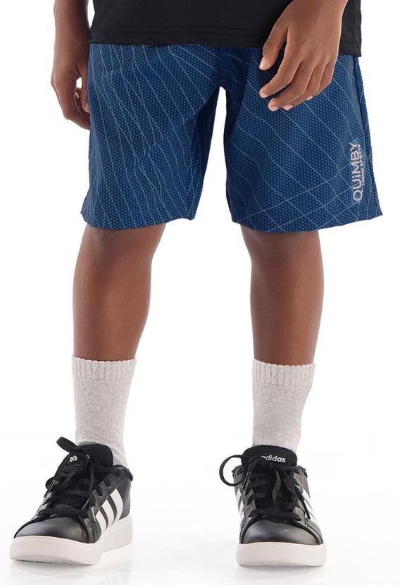 Imagem principal Bermuda Microfibra Estampado Quimby Azul Quimby