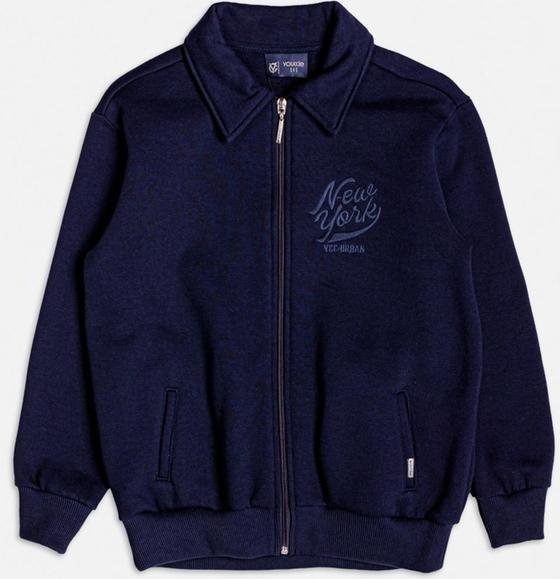 Imagem principal Jaqueta de Moletom com Bordado Azul Youccie Youccie