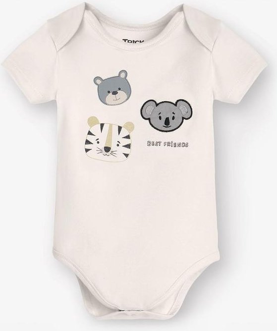 Imagem principal Body Masculino Cotton Leve Bege Trick Nick Trick Nick