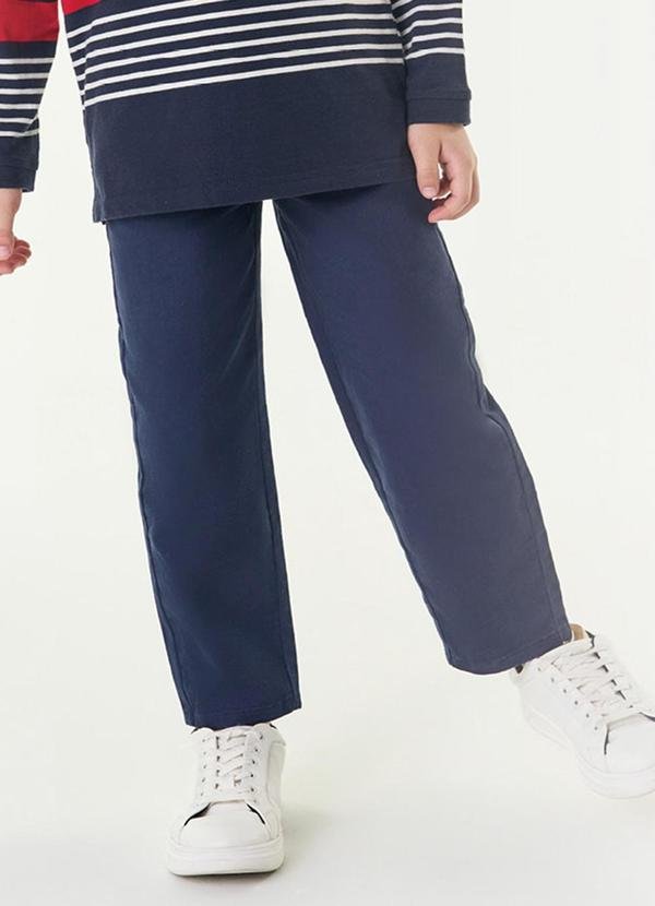 Imagem principal Calça Infantil Masculina em Sarja Azul Trick Nick Trick Nick